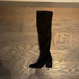 Sam Edelman Black Suede Over the Knee boot